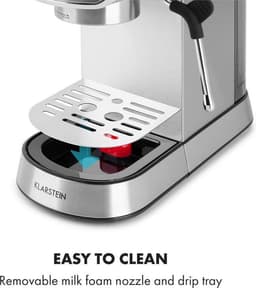Futura Espresso Maker 20 bar 1450W 20 bar 1,25l roestvrij staal — thumbnail 2