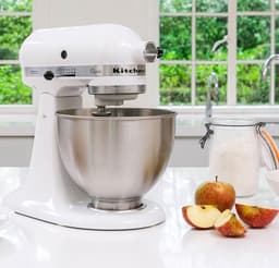 KitchenAid 5K45SSEWH - Wit - 4,28L - Horeca & Professioneel — thumbnail 4