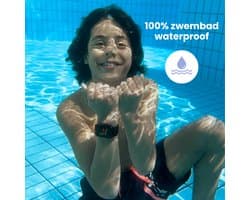 100% zwembadwaterproof GPS kinderhorloge - Rebel Cactus Splash! - nauwkeurige GPS - (video bellen) - SOS - Zwart - Premium netwerk in EU - Stappenteller - Veilige nummers - Uit tijdens school - Nederlands bedrijf met Nederlandse klantenservice