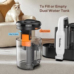 Tapijtreiniger C5 – 450W – Stoffenreiniger voor Tapijt & Bank – Dubbele Watertank – 11KPa — thumbnail 2