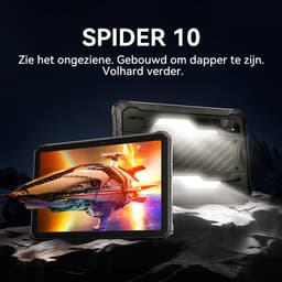 OSCAL SPIDER 10 Outdoor Tablet - 11 inch - 24 GB RAM - 256GB ROM - 20000mAh - Android 15 - Bluetooth 5.0 - NFC - GPS - Zwart — thumbnail 5