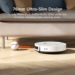 Lunekiss Robotstofzuiger 5000Pa - Stofzuiger Robot met LiDAR Navigatie, APP Bediening & Zelfopladend Stil 120 Min Zuigkracht — thumbnail 4