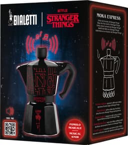 Bialetti Stranger Things - Percolator - Moka Express 6 kops - Aluminium - Met Stranger things sound effect — thumbnail 3