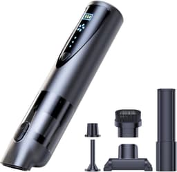 Snoerloze autostofzuiger, 2000Pa zuigkracht handheld stofzuiger, met detailkit, draagbare mini stofzuiger voor zowel nat als droog gebruik, geschikt voor autodetails, schoonmaken thuis en buitenshuis. — thumbnail 1