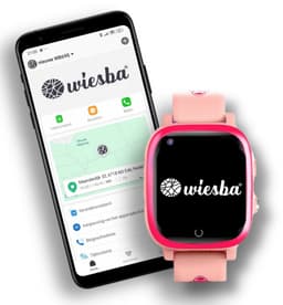 Wiesba WB15 - smartwatch kinderen - gps horloge kind - kinderhorloge bellen - gps tracker kinderhorloge - kinderhorloge met gps - kinderhorloge - Roze — thumbnail 4