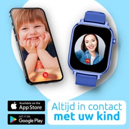 Wiesba WB13 Pro - smartwatch kinderen - gps horloge kind - kinderhorloge bellen - gps tracker kinderhorloge - kinderhorloge met gps - kinderhorloge - Blauw — thumbnail 3