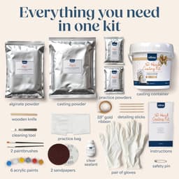 Handafgietsel Kit Geschenkset voor Koppels – Huidvriendelijk Huwelijks- & Valentijnscadeau voor Unieke Herinneringen — thumbnail 2