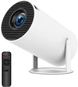 2025 Mini Beamer WiFi 6 met 4K Ondersteuning | Android 11.0 Smart Projector | Alles-in-één Smart TV Projector | 290 ANSI Lumen | Draagbaar & 180° Rotatie | Bluetooth 5.0 | Home cinema – Thuisbioscoop & Presentaties — thumbnail 1