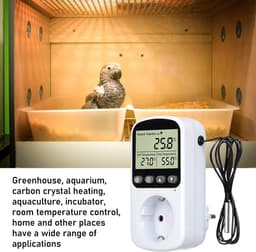 Digitale Thermostaat Socket met Temperatuurregeling voor Kas en Terrarium — thumbnail 5