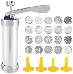Cookie Press Cutter Maker met 20 Koekjesvormen en 4 Sproeiers — thumbnail 1