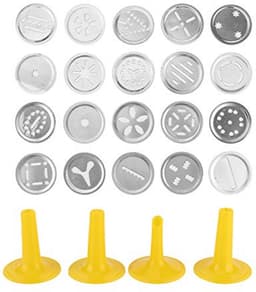 Cookie Press Cutter Maker met 20 Koekjesvormen en 4 Sproeiers — thumbnail 3