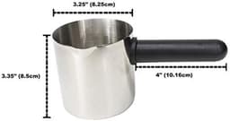 Universele roestvrijstalen espresso karaf voor koffiemachine - 4 cups — thumbnail 2