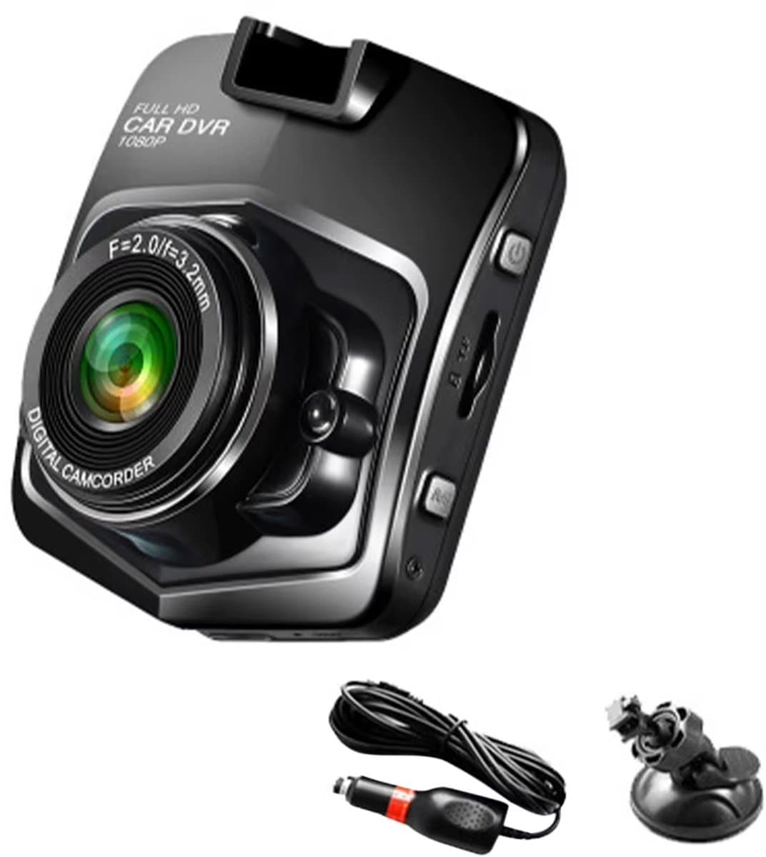 Dashcam Full HD Digital Recorder - Bewegingssensor - Intern Geheugen — afbeelding 1