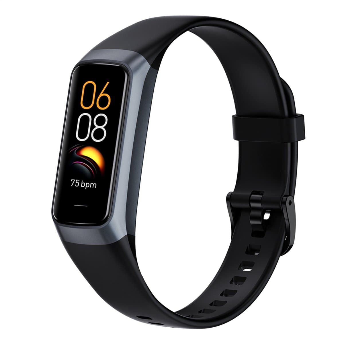 Evy24 Activity Tracker Amoled - Stappenteller - Bloedruk - Hartslagmeter - Slaapmonitor - Saturatiemeter – Sporthorloge - Smartwatch - Activity Tracker - Zwart — afbeelding 1
