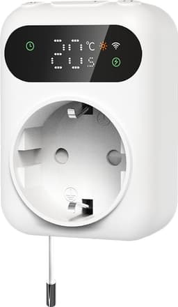 Könighaus Smart LED Thermostaat Stopcontact met Wifi & Temperatuursensor — thumbnail 1