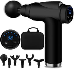 RWB® Massage Pistool - Massagepistool - Massage Gun - 32 Snelheden - 6 Massagekoppen — thumbnail 1