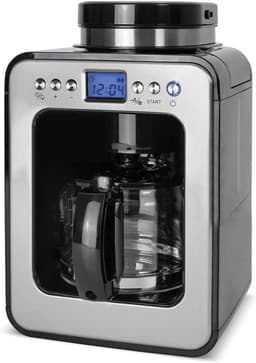 Koffiemachine met Bonen - Volautomatische Koffiemachine - Espressomachine - 600 W - Zwart — thumbnail 2