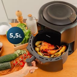 Cecotec Cecofry Rain M Enkel 5,5 l Vrijstaand 1550 W Heteluchtfriteuse Zwart — thumbnail 3