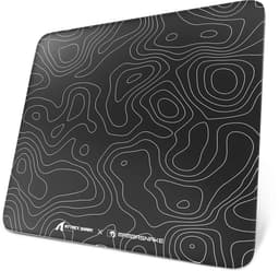 ATTACK SHARK CM05 Tempered Glass Gaming Mouse Pad - Glazen Muismat - Ultra-Smooth Surface - 9H Tempered Glass - 45*40CM - eSport Gaming Mousepad - Black Contour Line — thumbnail 1
