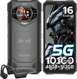 DOOGEE S200 X 5G VIP - Smartphone - Robuuste Smartphone - 48 GB RAM + 512 GB ROM / 2 TB TF - Android 16 - 10100 mAh / 33 W - 6,72 inch FHD+ 120 Hz-scherm - 100 megapixelcamera + 1,32 inch AMOLED - NFC- WiFi 6 - Gezichtsherkenning - GPS - Zwart — thumbnail 1