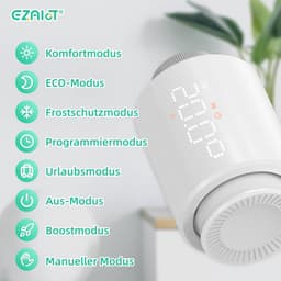 Slimme Radiatorknoppen met Zigbee Hub voor Energiebesparing en Comfort — thumbnail 4