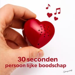 Pratend hartje - Klein - 30 sec. opname - rood — thumbnail 4