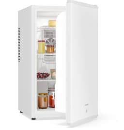 Klarstein Mini-Koelkast koelkast, mini koelkast met glazen deur, 68L voor drankjes, snacks & cosmetica, koelkast klein & geruisloos, regelbare schappen, kleine skincare koelkast huidverzorgingsproducten medicijnen - Minibar - 2L 35 dB 65W — thumbnail 5