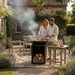 ASH - Solaris - XXL - Plancha barbecue met grillring - Buitenkoken - Plancha BBQ - Plancha Bakken - Zwart - Grillring — thumbnail 4