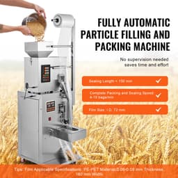 Automatische Verpakkingsmachine voor Deeltjes, 1-100g, Multifunctionele Machine voor Poeder, Zakjes, Wegen en Vullen, Geschikt voor Thee, Zaden, Korrels, Meel, Bonen en Glitter — thumbnail 4