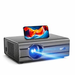 Rolu Beamer – 4K Projector – Mini Beamer - 700 ANSI – Wi-Fi6 – Bluetooth 5.3 – HDMI – USB – Draagbaar — thumbnail 1