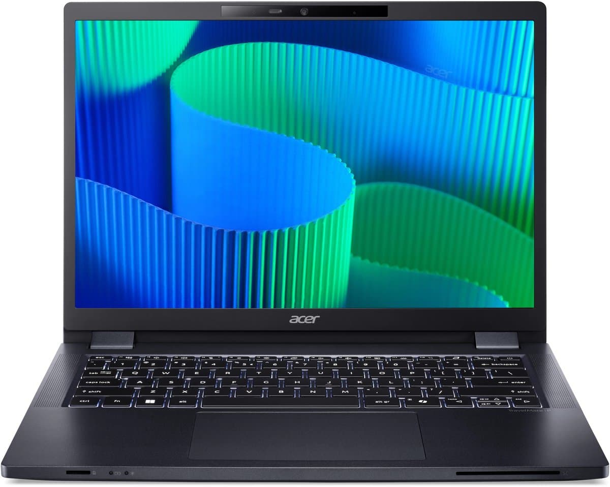 Acer Travelmate TMP414-53-54BW - Laptop - Intel Core i5 - 1335U - 16GB DDR4 - 1.000GB SSD - 14 Inch IPS - Intel Iris Xe Graphics - Windows 11 PRO - Toetsenbord Verlichting — afbeelding 1