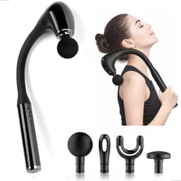 KHYR® - NIEUW - MMP-XR1 Pro Extended Reach Massage Hammer - Professionele Massage Gun - U-vormig Massagegun met Verlengde Greep - Bereik Rug, Nek, Schouders & Benen moeiteloos – Stil en Krachtig door de borstelloze motor — thumbnail 1