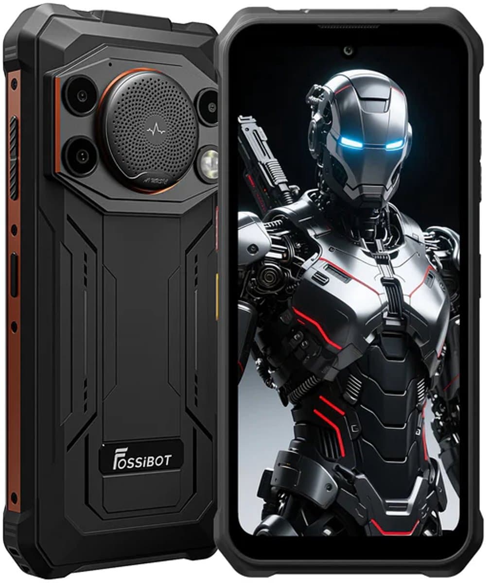 FOSSiBOT F110 Pro 5G robuuste smartphone, 20 GB RAM + 128 GB ROM, 6,745 inch HD+ scherm, 10000 mAh batterij, 50 MP AI-camera, NFC & vingerafdruk & gezichtsontgrendeling - Oranje — afbeelding 1