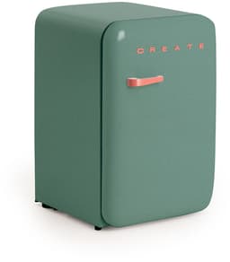 CREATE - Koelkast in retrostijl - Sage - Handvat Terracotta - FRIDGE RETRO 107L — thumbnail 3