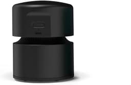 Mini stofzuiger-kleine stofzuiger-Bureaustofzuiger - Mini-bureaustofzuiger, energiebesparend - Tot 400 minuten batterijduur - Draadloos 360º roterend ontwerp - Geschikt voor toetsenborden/thuis/kantoor - zwart - 10,5 x 8 cm — thumbnail 1