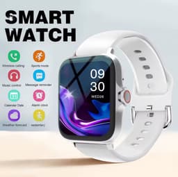 Sjika - Smartwatch – Bluetooth bellen & berichten – Fitness & slaapmonitor – 100+ sportmodi – iPhone & Android – Zilver - RVS - Mannen & Vrouwen — thumbnail 5