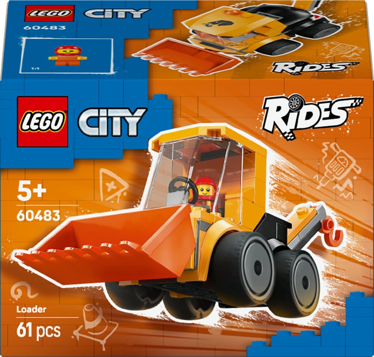 LEGO City - Voertuigen - Bouwlader Constructiespeelgoed — afbeelding 1