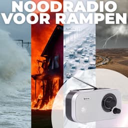 Denver FM Radio Retro - Noodradio / Noodpakket - Werkt op batterij of netstroom - Keukenradio - Draagbare Radio - TR51 - Wit — thumbnail 5