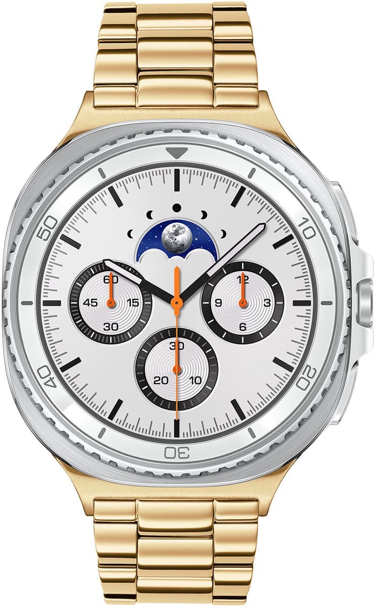 Samsung Special Edition Galaxy Watch 8 CLASSIC Wit/Goudkl Staal 46mm — afbeelding 1
