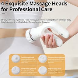 Huishoudelijke beauty fascia gun - Spierontspanningsmassageapparaat - Massageapparaat voor hele lichaam, inclusief rug, taille en cervicale meridianen — thumbnail 2