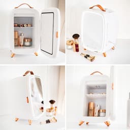 Rio FRBL - Skincare beauty Fridge - Make-up Koelkast - mini koelkast - met Spiegel & dimbare LED verlichting - 6 liter — thumbnail 5
