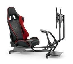 VDD Gaming - Racestoel - Race simulator - Sim Racing Cockpit - Racestoelen - Racing seat - Cockpit - Racing cockpit - Race simulator compleet - Race sim stoel - Cockpit Simulator - Volledig Verstelbaar - Met beeldscherm Bevestiging - Incl. Race stoel — thumbnail 3