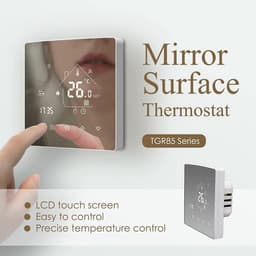 Slimme WiFi Thermostaat met Touchscreen voor Elektrische Vloerverwarming - App & Spraakbediening — thumbnail 3