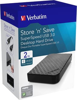 Externe Harde Schijf 2 TB - 3,5 inch, Desktop HDD, USB 3.0, Supersnelle Gegevensoverdracht — thumbnail 2