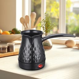 Elektrisch Koffiezetapparaat - Espressomachine - 500 Ml Arabisch - inductie - Machine Pot Warmer Ketel - Turkse koffiekan - voor camping,Thuis, Thee, Koffie - stijlvol - zwart — thumbnail 5