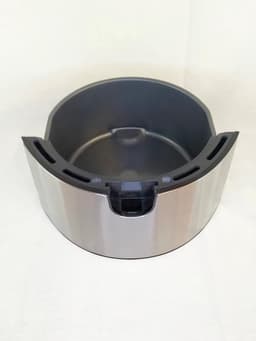 Heteluchtfriteuse 4,5 Liter - 1400W Airfryer met Timer - Vaatwasmachinebestendig Roestvrij Staal — thumbnail 3