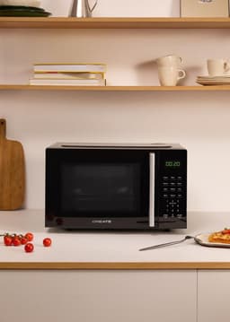 Magnetron met Grill en Ovenfunctie - Zwart - 23L Inhoud - 1000W Vermogen - Digitale Display — thumbnail 5