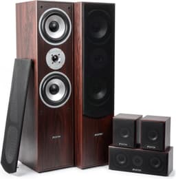 Fenton 5.1 home cinema surround walnoot speakerset 1300W met 8 subwoofer — thumbnail 2