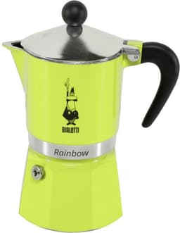 Bialetti Rainbow Groen 3 Kops – Espressopot – Aluminium – 130 ml — thumbnail 5