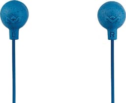 House of Marley Little Bird Bedrade Oortjes - Oordopjes met Draad - 3,5 m AUX - Microfoon - 1knopsbediening - Blauw — thumbnail 2